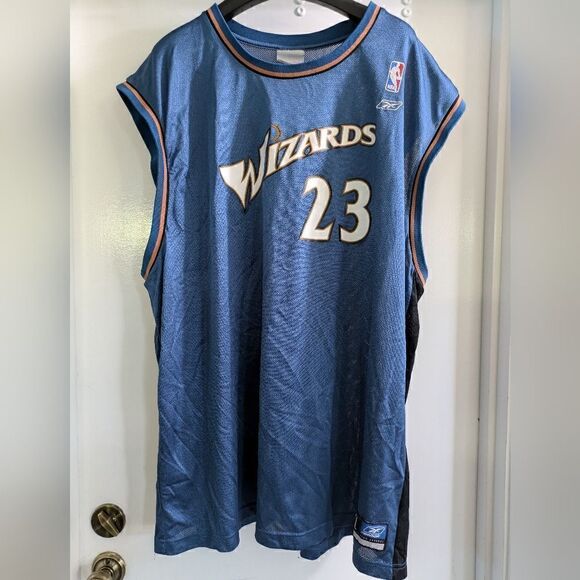Reebok Other - Vintage Wizards Jordan jersey Number 23 Blue Mens